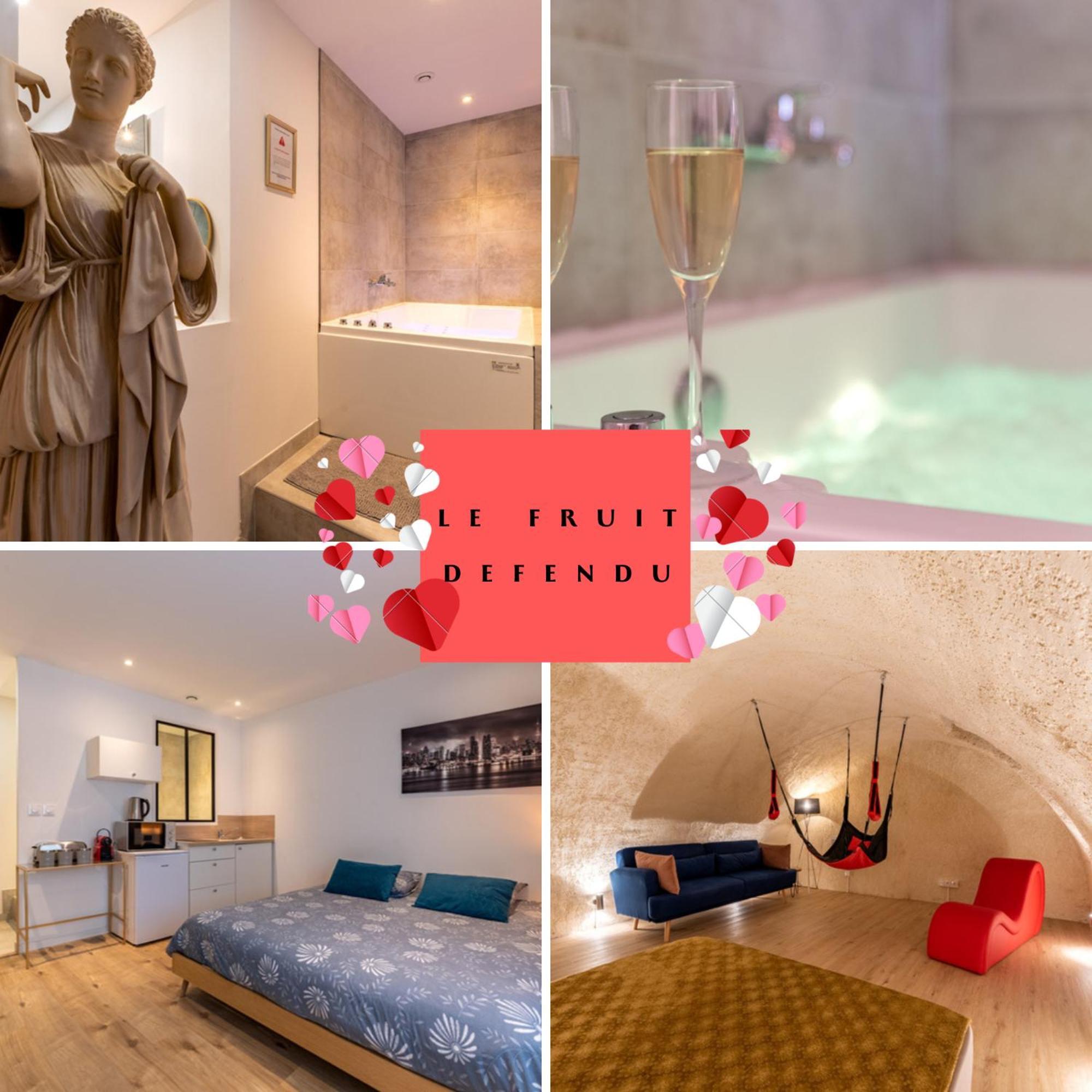Le Fruit Defendu "Love Room" Jacuzzi Centre Ville Rouen Zewnętrze zdjęcie